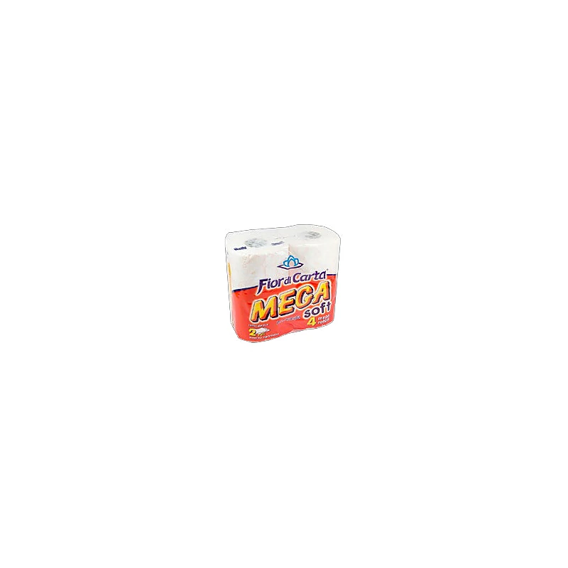 Carta igienica Mega Soft Fior di Carta x4