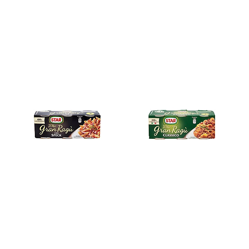 Gran Ragù Star vari tipi